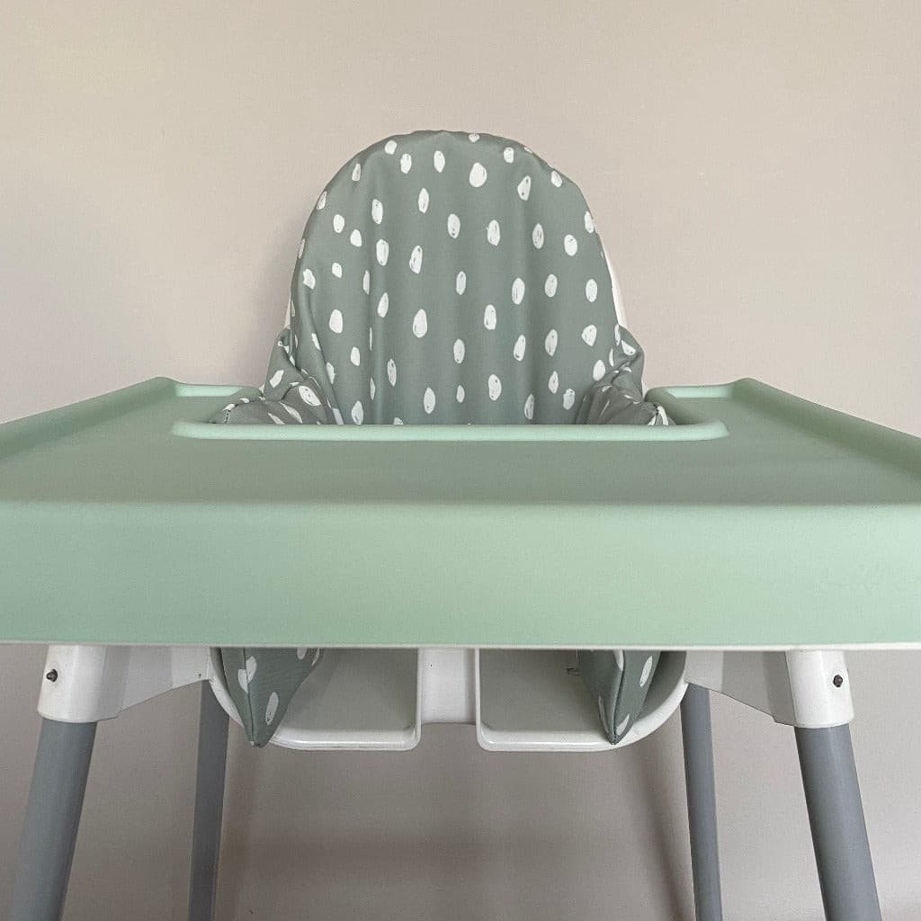 IKEA Highchair Cushion Cover - Sage Spots | Bobbin and Bumble.