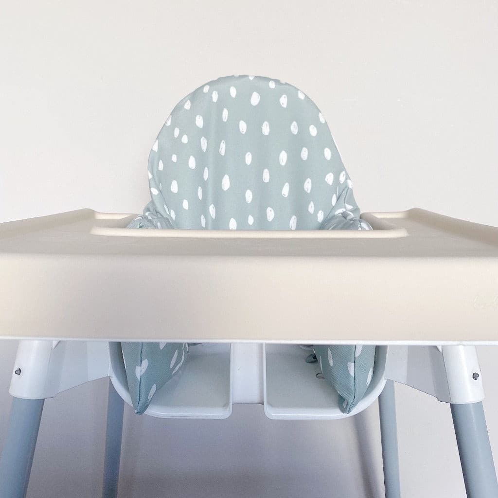 IKEA Highchair Cushion Cover - Sage Spots | Bobbin and Bumble.