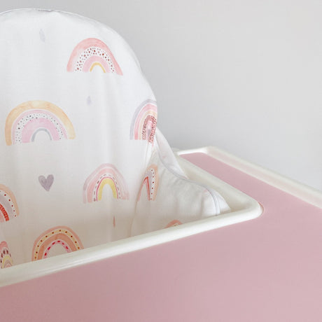 IKEA Highchair Cushion Cover - Beau Rainbow Print | Bobbin and Bumble.