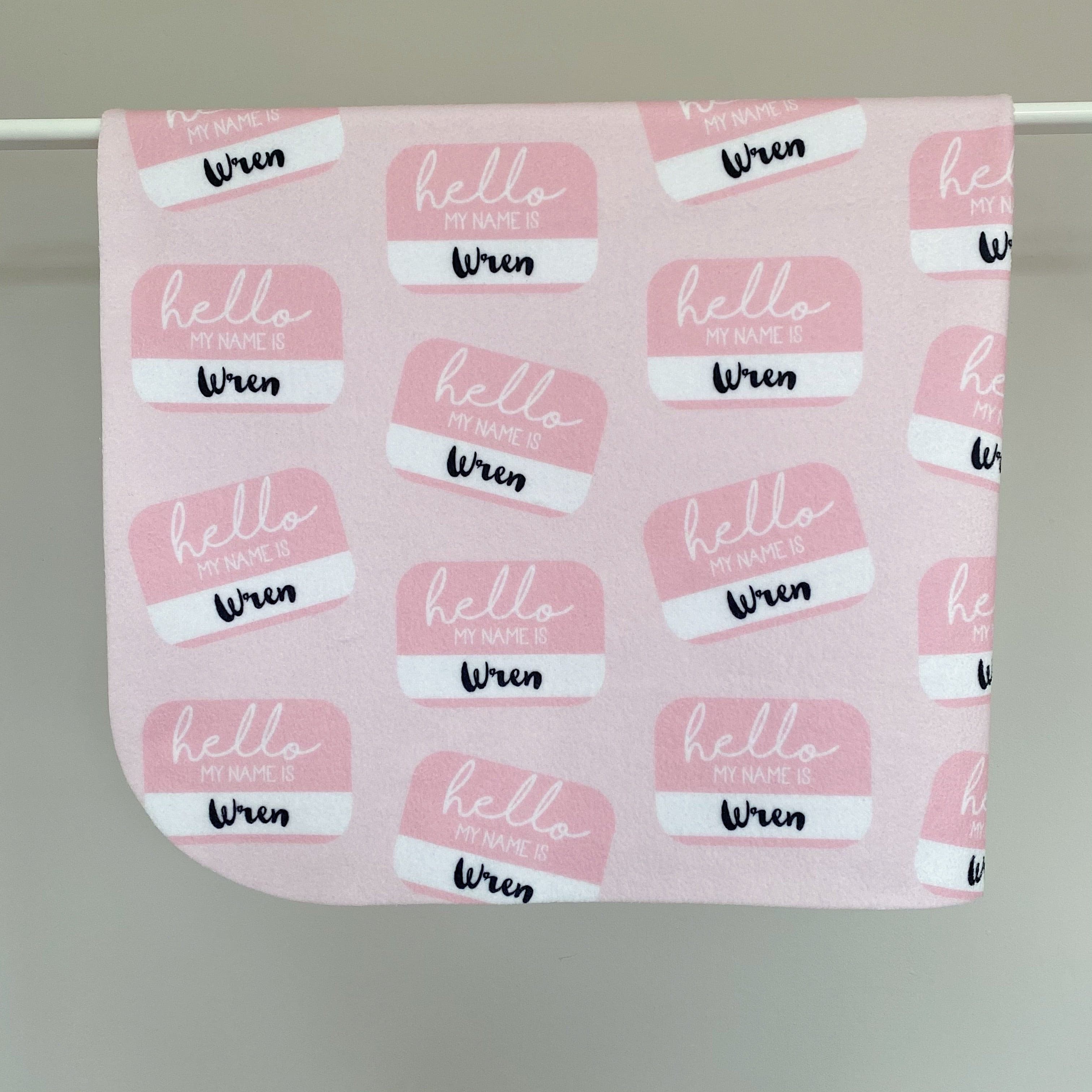 Personalised name blankets sales uk