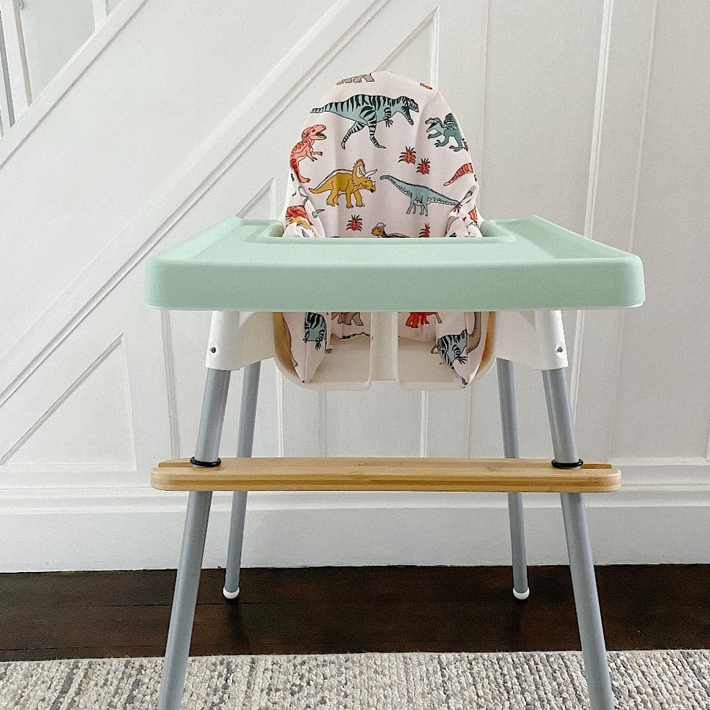 IKEA Highchair Cushion Cover - Retro Dinosaur Print | Bobbin and Bumble.