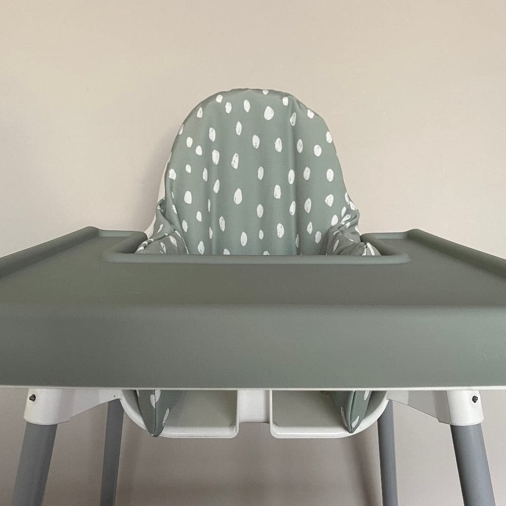 IKEA Highchair Cushion Cover - Sage Spots | Bobbin and Bumble.