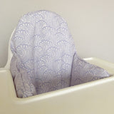 Blue Ocean Waves IKEA Antilop Highchair Cushion Cover | Bobbin and Bumble.