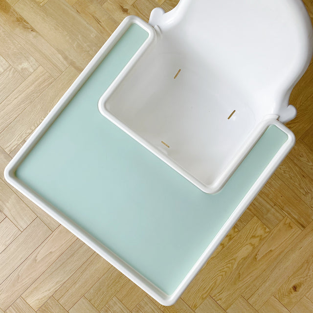 IKEA High Chair Silicone Tray Placemat - Mint Green | Bobbin and Bumble.