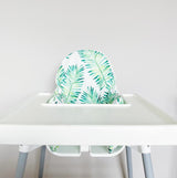 IKEA Antilop Highchair Cushion Cover - Botanical Leaf Print | Bobbin and Bumble.