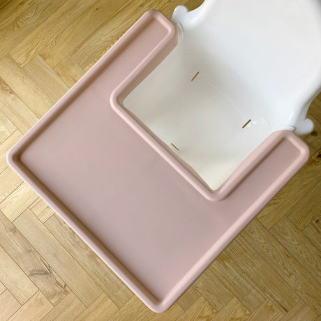 IKEA High chair Silicone Full Wrap Tray Placemat - Light Pink | Bobbin and Bumble.