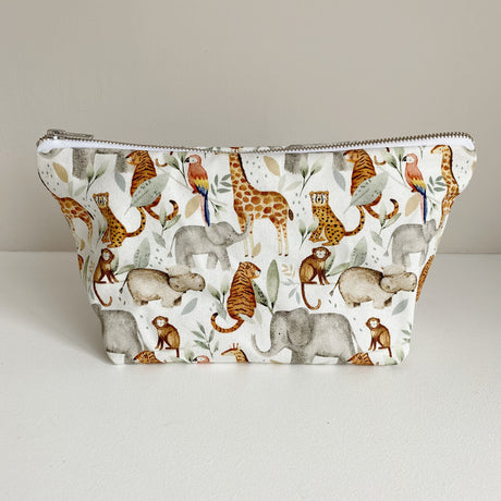 Nappy Wallet - Jungle Animals Print | Bobbin and Bumble.