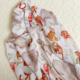 CLEARANCE: Jungle Animals Baby Cot Bed Sheet – Limited Stock | Bobbin and Bumble.