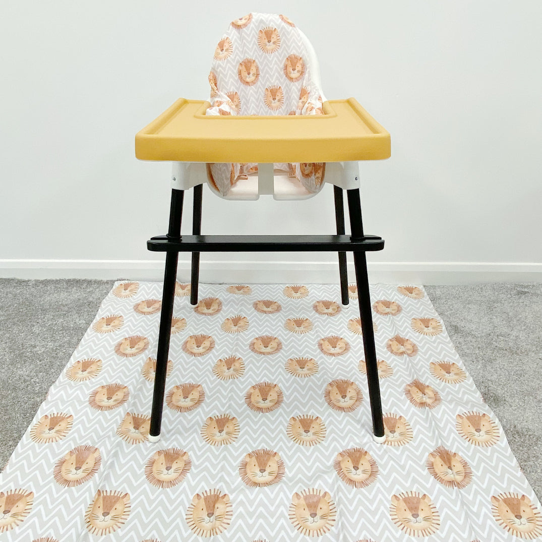 IKEA Highchair Cushion Cover - Leo Lion Print | Bobbin and Bumble.