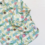 Long Sleeved Bib - Vegetable Garden | Bobbin and Bumble.