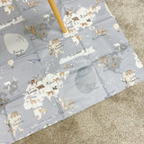 Splash Mat -  One World Print | Bobbin and Bumble.