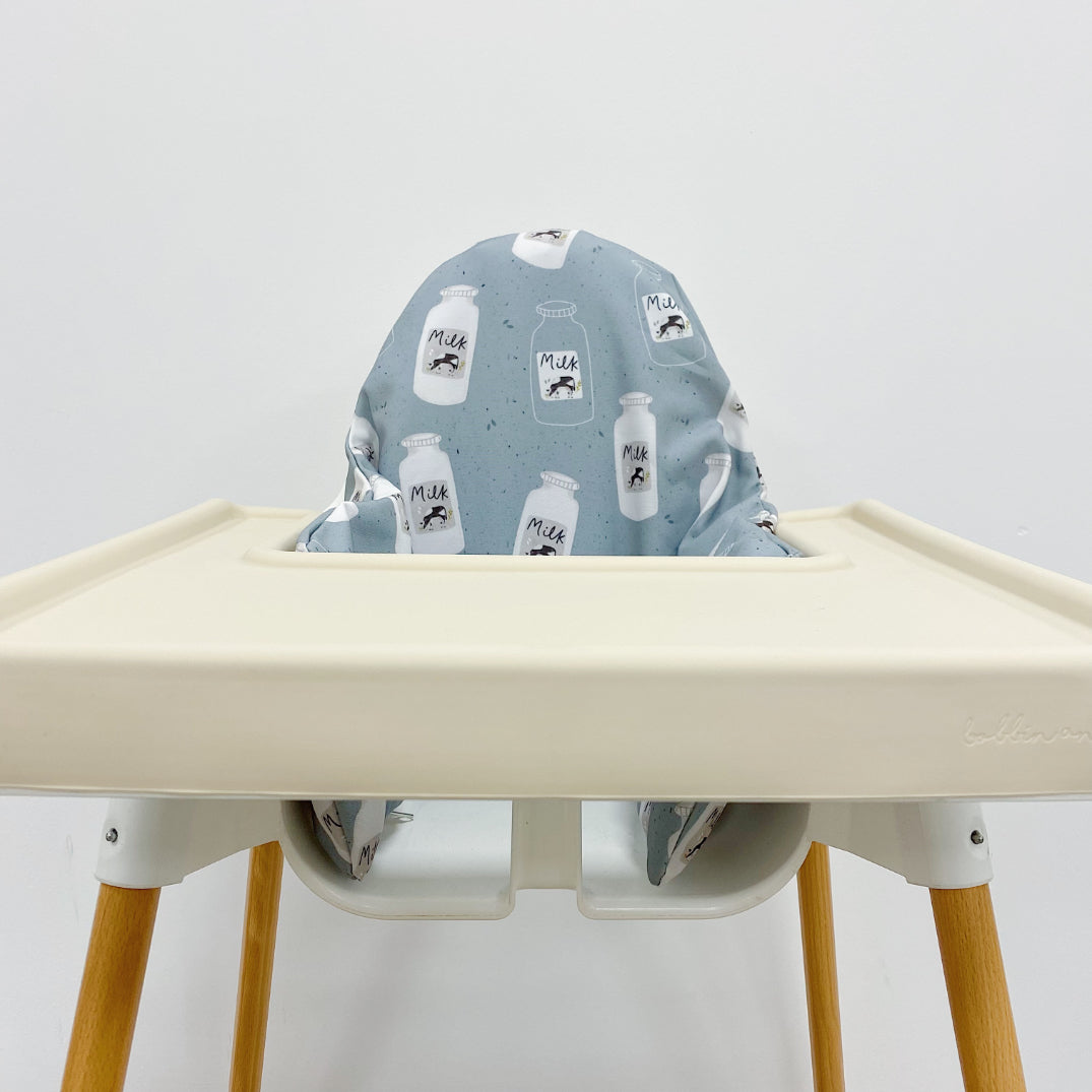 IKEA Highchair Cushion Cover - Milk Cow Print | Bobbin and Bumble.