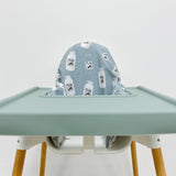 IKEA Highchair Cushion Cover - Milk Cow Print | Bobbin and Bumble.