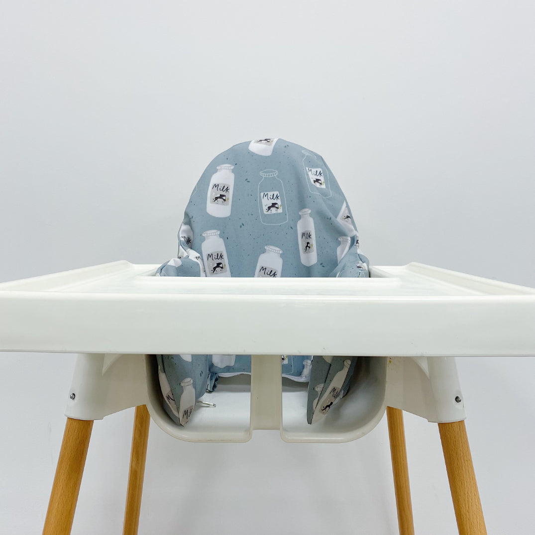 IKEA Highchair Cushion Cover - Milk Cow Print | Bobbin and Bumble.