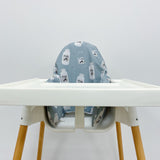 IKEA Highchair Cushion Cover - Milk Cow Print | Bobbin and Bumble.