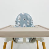 IKEA Highchair Cushion Cover - Milk Cow Print | Bobbin and Bumble.