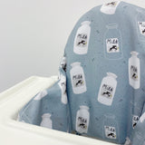 IKEA Highchair Cushion Cover - Milk Cow Print | Bobbin and Bumble.