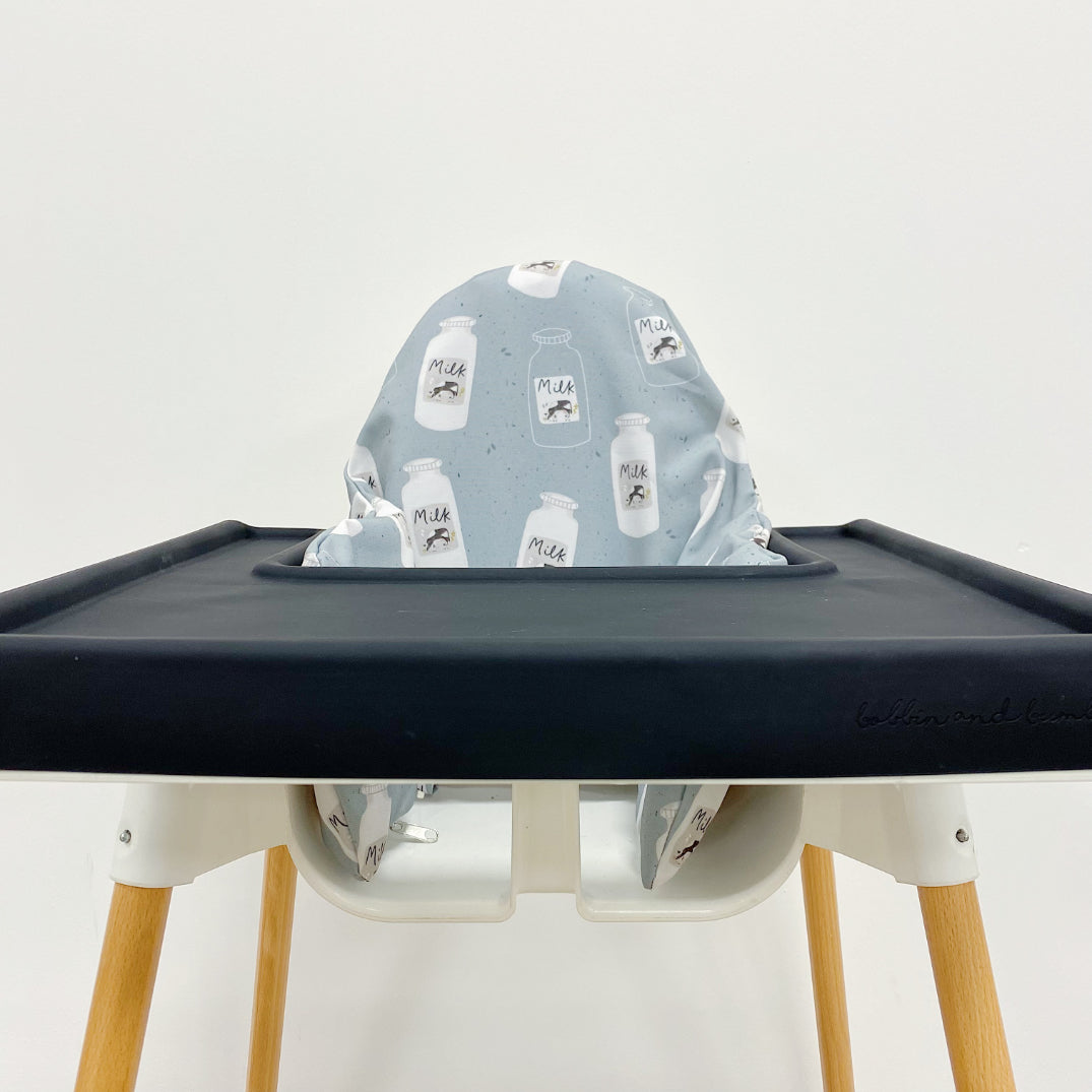 IKEA Highchair Cushion Cover - Milk Cow Print | Bobbin and Bumble.