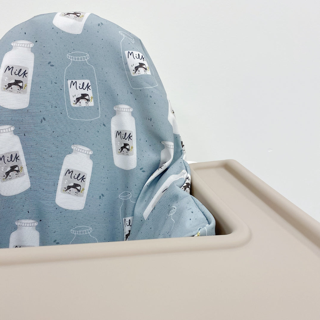 IKEA Highchair Cushion Cover - Milk Cow Print | Bobbin and Bumble.