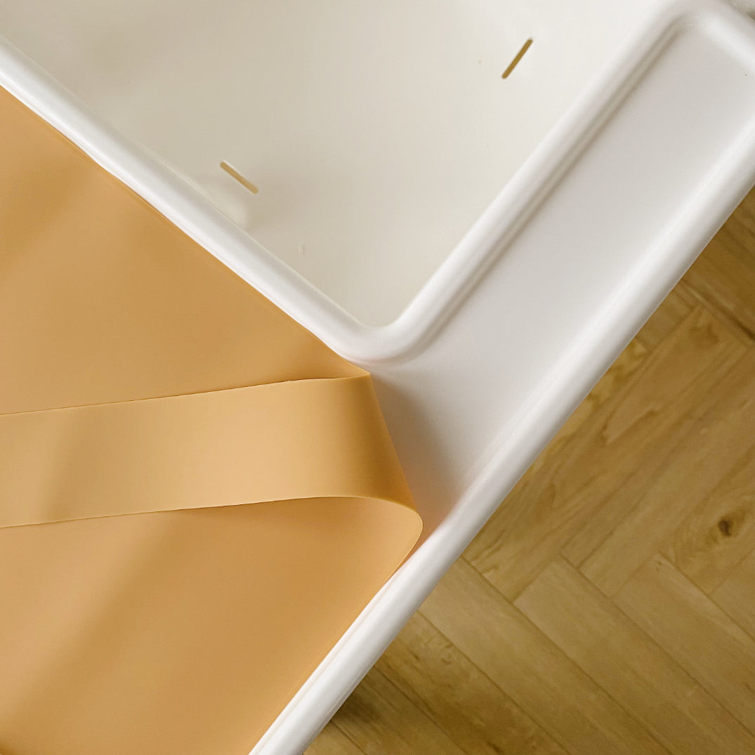 IKEA High Chair Silicone Tray Insert - Mustard Yellow | Bobbin and Bumble.