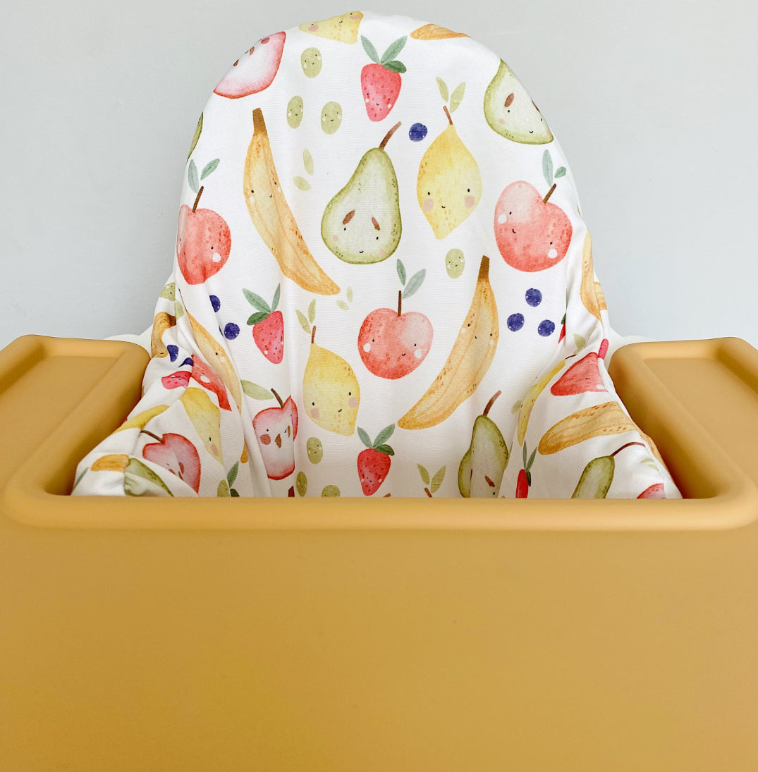 IKEA Highchair Cushion Cover - Fruit Squash Print | Bobbin and Bumble.