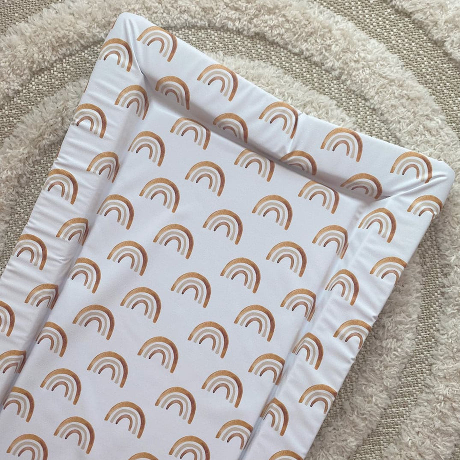 Neutral Boho Rainbow Baby Wrapping Paper Sheets