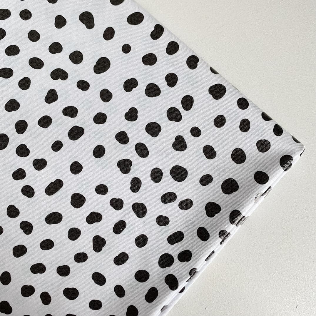 Splash mat - Monochrome Spotty Polka Dot | Bobbin and Bumble.