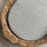 Aldi Basket Liner - Sage Dots | Bobbin and Bumble.