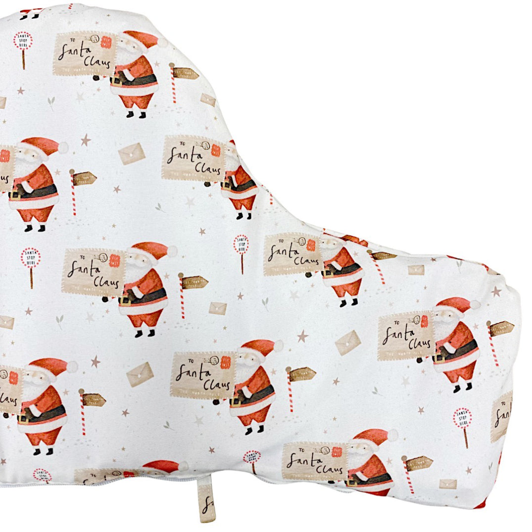 Christmas IKEA High Chair Cushion Cover - A Letter to Santa Print | Bobbin and Bumble.