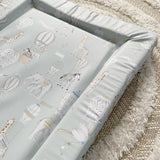 Deluxe Baby Changing Mat - Hot Air Balloons Print | Bobbin and Bumble.