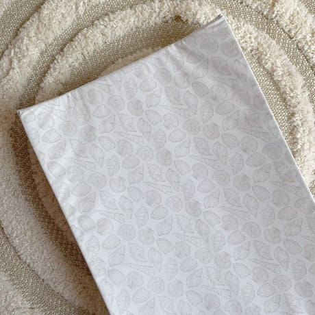 Anti-Roll Wedge Changing Mat - Delicate seashell print | Bobbin and Bumble.