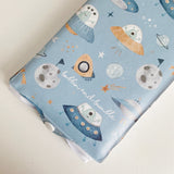 Folding Baby Changing Mat - Space Print | Bobbin and Bumble.