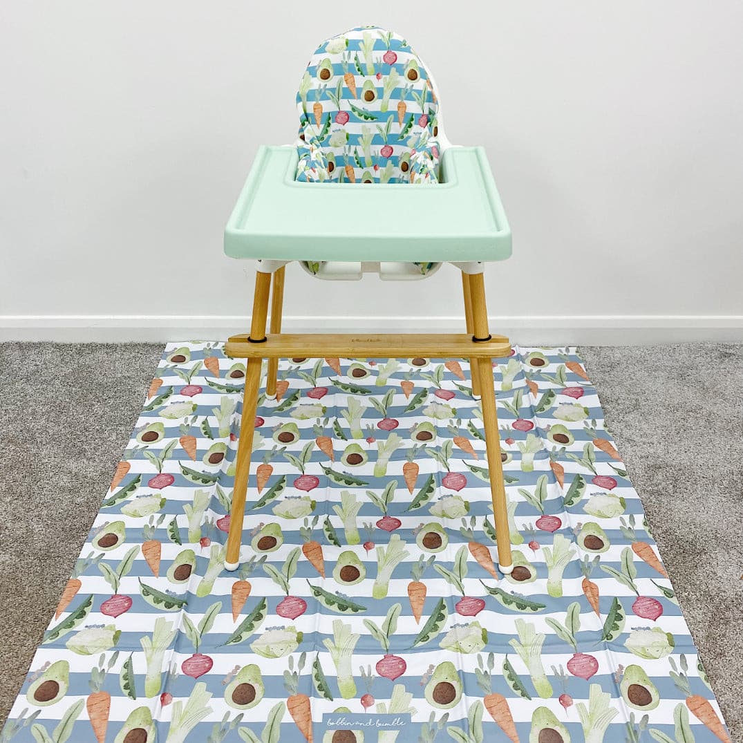 IKEA Highchair Cushion Cover - Vegetable Patch | Bobbin and Bumble.