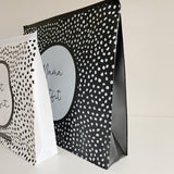 Unisex Zip Lock Hospital Organiser Bags - Spotty Print | Bobbin and Bumble.