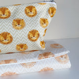 Nappy Wallet - Leo Lion Print | Bobbin and Bumble.