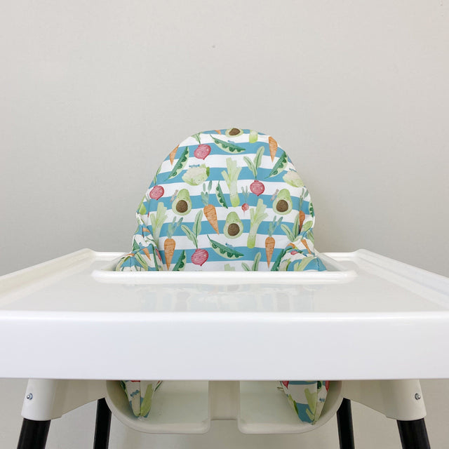 IKEA Highchair Cushion Cover - Vegetable Patch | Bobbin and Bumble.