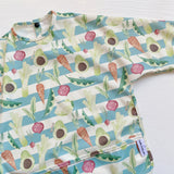 Long Sleeved Bib - Vegetable Garden | Bobbin and Bumble.