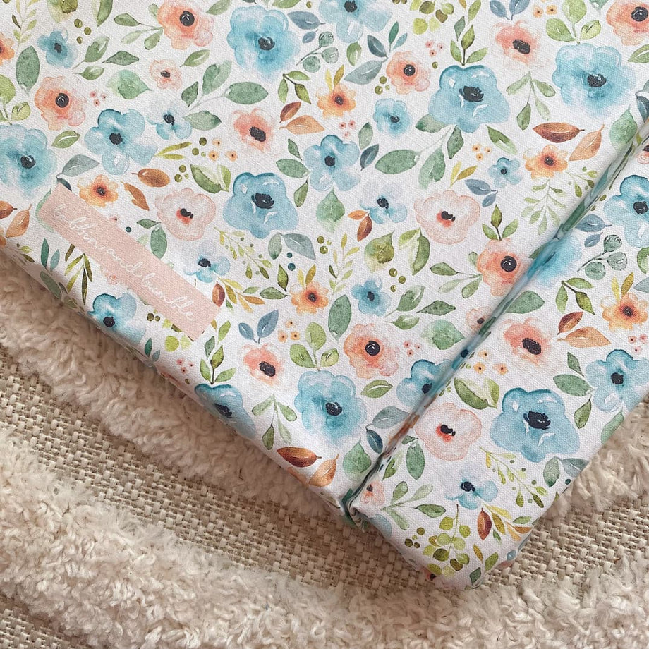 Floral baby 2024 changing mat