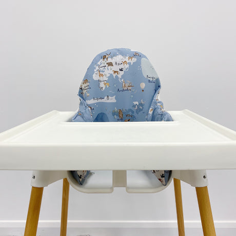 IKEA High Chair Cushion Cover - One World Print | Bobbin and Bumble.